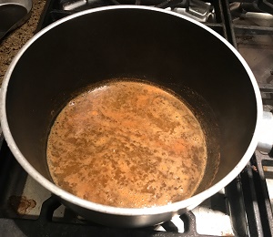 Reduce the apple cider